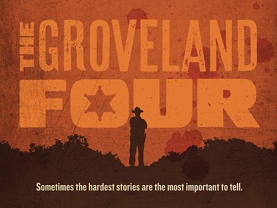 Groveland4 Poster Detail 1 illustration poster design typography ucf