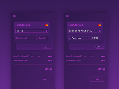 Daily UI 02 - Checkout app checkout credit card daily ui payment responsive shop ui
