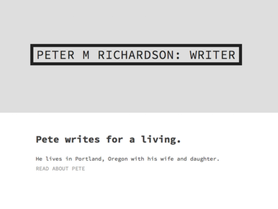 Personal Site copy web