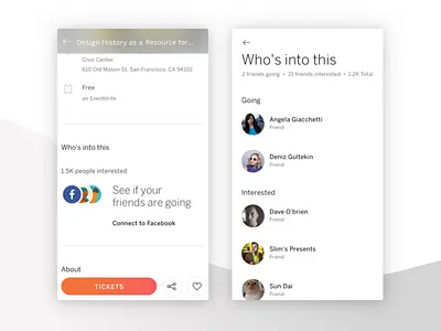 Connect To Facebook android app button facebook friends heart ui