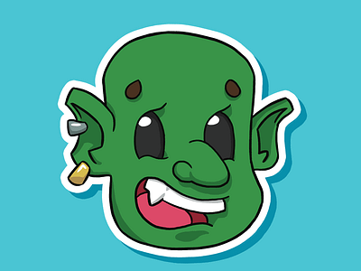 "Gob" Goblin Illustration cartoon fantasy goblin illustration