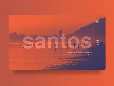 #003 DailyUI - Landing Page 003 daily dailyui design santos ui ux uxui