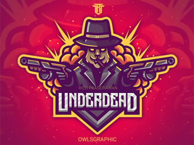 underdead branding esport gaming logo