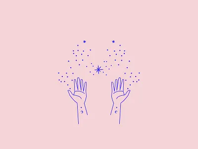 Magic Hands brand identity branding geometric logo icon iconography logo design logo type sacred geometry symbols