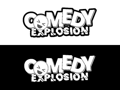 Comedy Explosion comedy design identity illustrator logo work