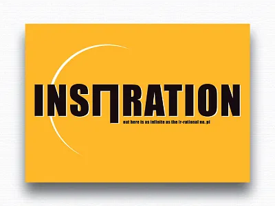 Poster: Pi inspiration design graphic design illustrator inspiration motivation pi poster print design quotation typography wallpaper