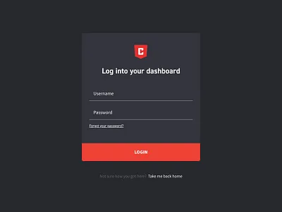 Login dashboard login ui ux wordpress