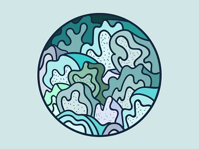 My Path to Design abstract art blobs color color harmony design doodles illustration wonky doodle