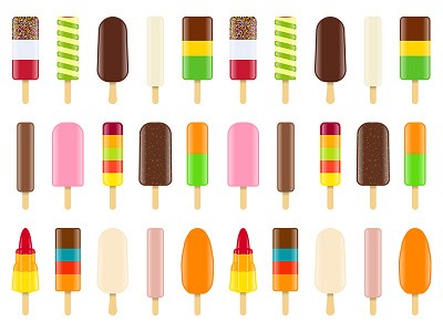 The Classic Lollies classic cream ice lollies lolly retro yum