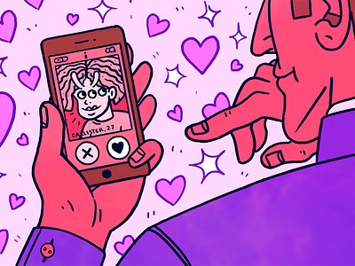 Imaginary Dating Apps adobe art art direction design director draw freelance illustration