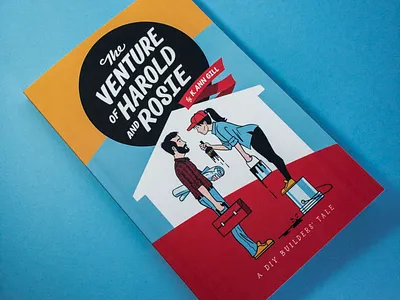 The Venture of Harold and Rosie book building cover diy illustration story