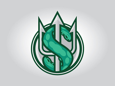Seattle Kraken Crest green hockey ice hockey kraken octopus sea creature sea monster seattle sports squid