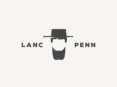 The Amish Guy amish face icon illustration lancaster pa