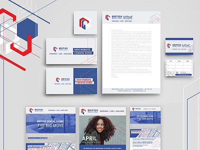 British Dental Clinic branding clinic dental dentist