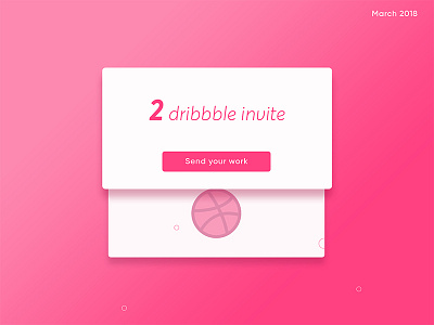 2x Dribbble Invite 2x design designer dribbble game invite player ui ux