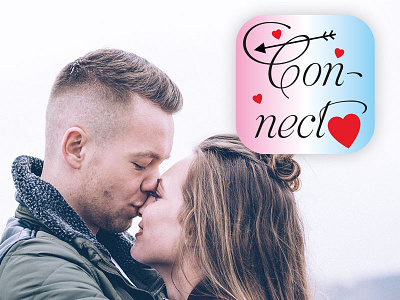 Dating App logo brand connect connectlogo dailylogo dailylogochallenge datingapp datingapplogo identity logo logodesign