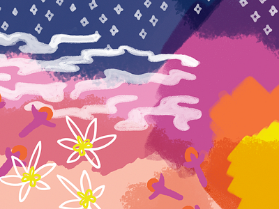 Eventide | Personal Project | Packaging Illustration benzoin flowers cloves