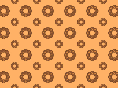 Donut Pattern 6 adobe illustrator flat design food illustration pattern seamless surface design vector wallpaper