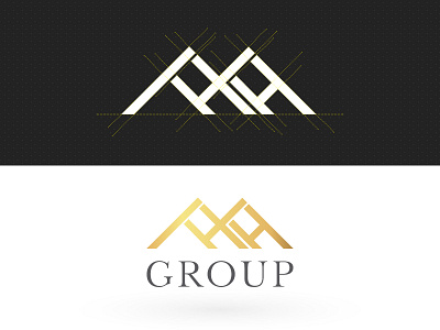 Logo Design: HH GROUP brand clean design lettermark logo mark modern simple symbol