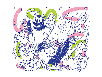 Spirits bad habits bubble clouds death drunk ghost graffiti party smoke smoking spirits toxic