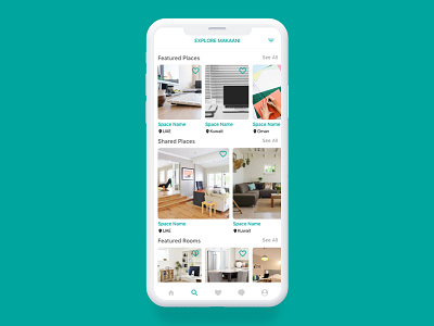 Makaani Booking App design ios iphone place travel ui uidesign user experience user interface ux uxdesign x