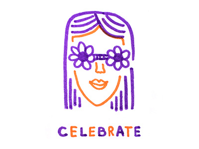 Illustration — Women's Power art celebrate color creative drawing handmade illustration logo power print women
