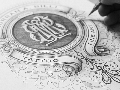 MB monogram sketch caligraphy handlettering lettering logo logotype monogram sketch typography vintage