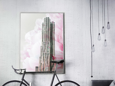 Floral Architecture (New York) architecture art blooming decor feminine gehry gentle interior new york peony soft