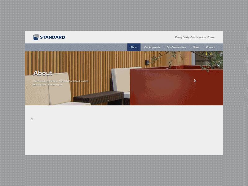 Standard Communities About concept nav ui ui animation ui motion