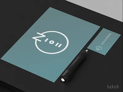 Zion Business logo logo mockup render vector