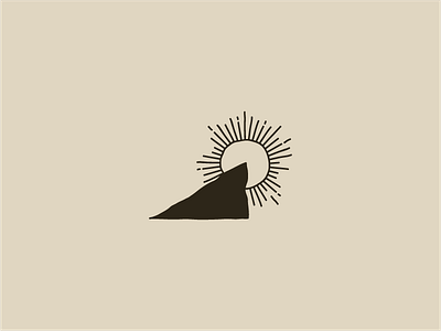 Rising Sun earthy illustration minimal sun