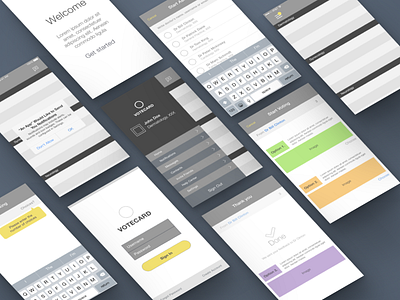 Wireframe | iOS App Design app design ios mobile design user experience user interface wireframe