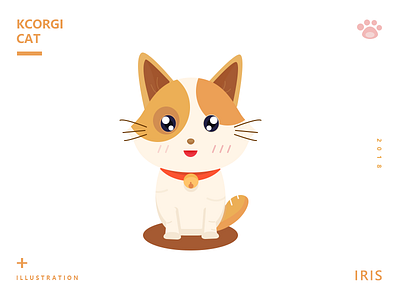 KCORGI CAT cat illustration ps