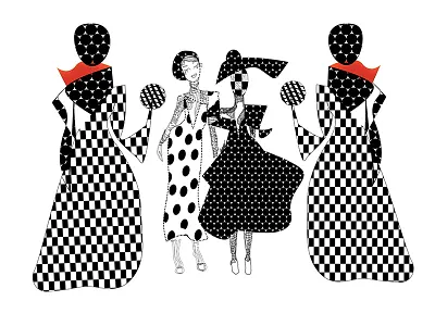 CHECK AND BALANCE fashionillustration illustration renefrancesg rfg threadless