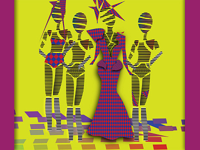 FUTURE PUNK & THE ROBOTS fashionillustration illustration renefrancesg rfg threadless