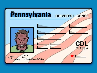Driver License Request Spot Illustration illustration lines ui vector