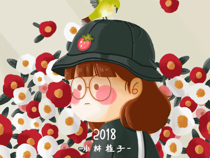 spring day colors cute drawing girls illustration picture