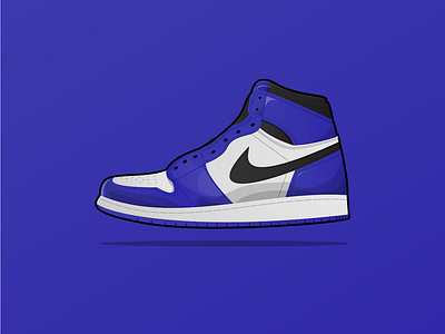 Royal blue 1s illustration jordan jordans michael jordan mj nike