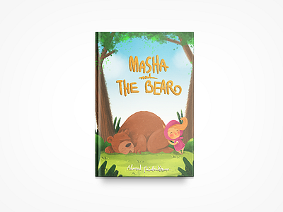 Children's Book Cover - Masha book cover cartoon children drawing illustration kidlit