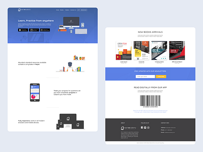 Landing Page Neema Academy design landing page neema academy sketch ui ux