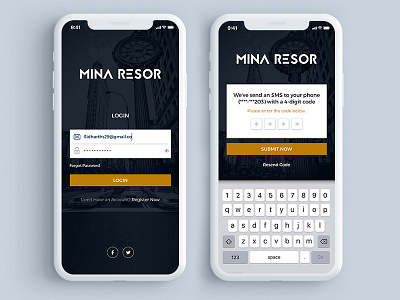 Mina Resor @app @design @iphonex @texy @travel @ui