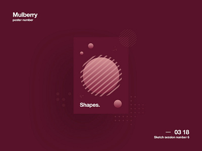 Mulberry burgundy color design graphic hellephant mulberry pink poster shapes sketch worksheet