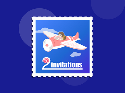 Invitations give you 2 invitations