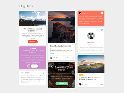 Paper Kit 2 Pro - Blog Cards blog cards bootstrap 4 ui kit bootstrap design bootstrap4 components examples kit premium product responsive ui ux