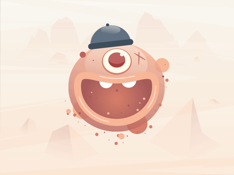 BUBBLEON - Character "Skippo" (Free Game) arcade character design game gaming icondesign koshioshi line icon mobile noukk ui ux