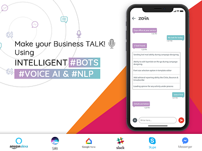 Voice AI Chat Bot ai chat chat screen clean iphone x message ui ux voice