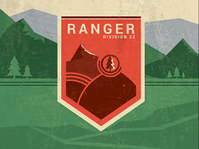 The Ranger illsutration vintage