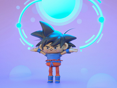Spirit Bomb cinema4d fanart