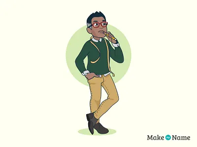 Makemyname Designer character designer style