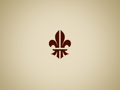 Fleur de lis Brandmark bourbon brand branding brandmark fleur de lis h identity k kentucky logo